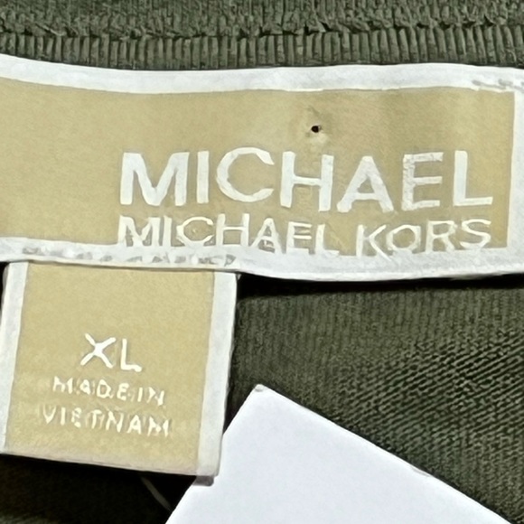 G - Michael Kors Army Green Shirt - Picture 4 of 5